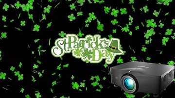 🍀 Falling Clovers Saint Patrick