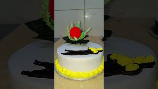 Happy birthday cake New circle cake design and Derogatory Simple round shape cake design