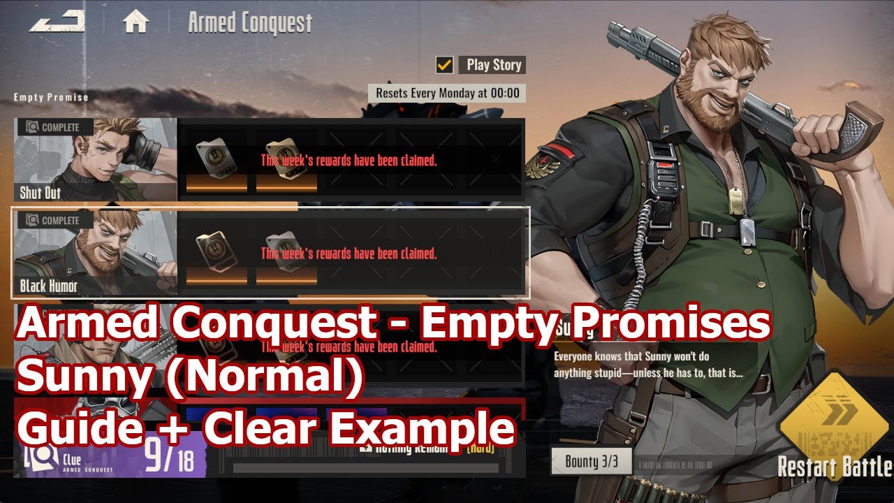 [Mecharashi] Armed Conquest - Empty Promises - Sunny (Normal) Guide + Clear Example