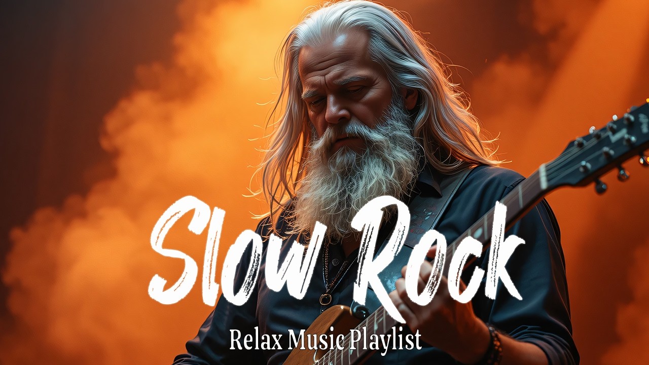 Late Night Slow Rock 🎸 Emotional Guitar Ballads for Quiet Hearts