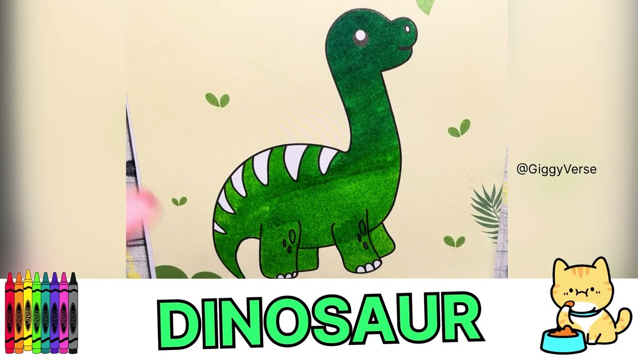 Learn About Dinosaur 🦖 | Coloring for Kids