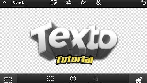 Tutorial De Texto 3D estilo Cn4d Pelo Android/PS Touch