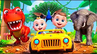 Ten Dinosaurs in the Mud | T-Rex and More Dinosaurs Stories for Kids | Royal Nursery Rhymes