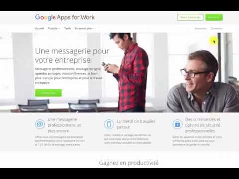 Comment ouvrir un compte Google Apps avec Panierdachat.com