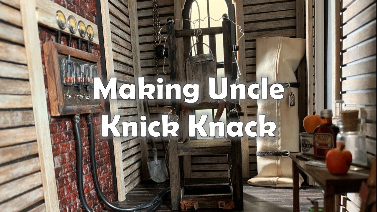 I made Uncle Knick Knack from the Addams Family YouTube