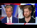 Nigel Farage brands Prince Harry 'perfectly appalling' over latest US TV interview