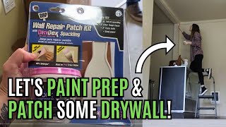 Working on the store! Let's prep for paint and patch some drywall!  | Creating TINKER'S #5 | TT&H