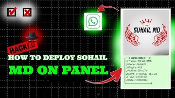 SUHAIL MD BOT | FREE WHATSAPP BOT | HOW TO DEPLOY A WHATSAPP BOT FOR FREE | DARK LEGEND