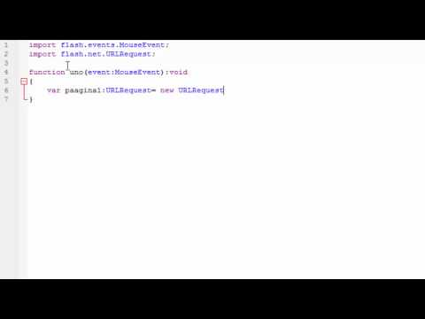 Función URL Request en Actionscript 3.0 - Flash CC