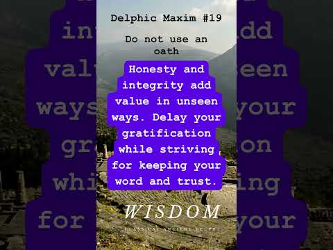 Delphic Maxim #19