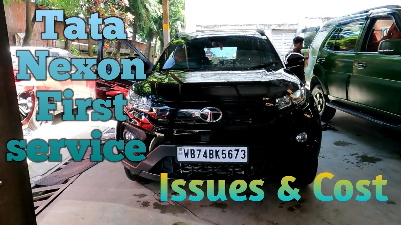 Tata Nexon Dark Edition first service ll First service cost ll Problems ...
