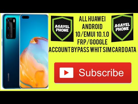 All huawei frp google lock bypass android emui 10.0.0 without pc nova 5t...