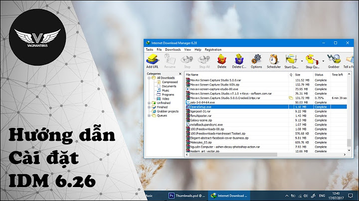 Hướng dẫn crack idm 6.26 build 8