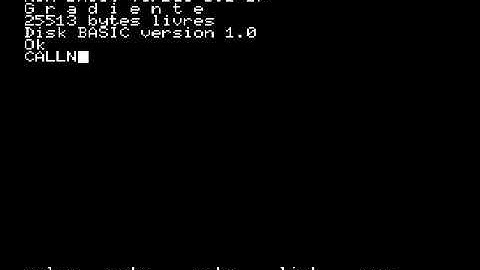 BlueMsx tutorial - MSX - (Editor de caracteres ( assembler + programa )