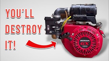 How To Set A Honda Engine Governor. (Easy DIY Tutorial)