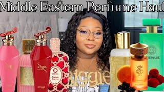 MIDDLE EASTERN PERFUME HAULNEW LOVES| #fragrances #middleeasternperfumes #viral #dupes