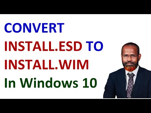 Video: Vai varu izdzēst install.esd Windows 10?