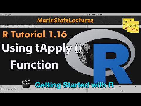 Video: Bagaimana tapply bekerja di R?