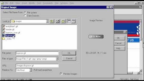 Creating rollover images in Dreamweaver MX