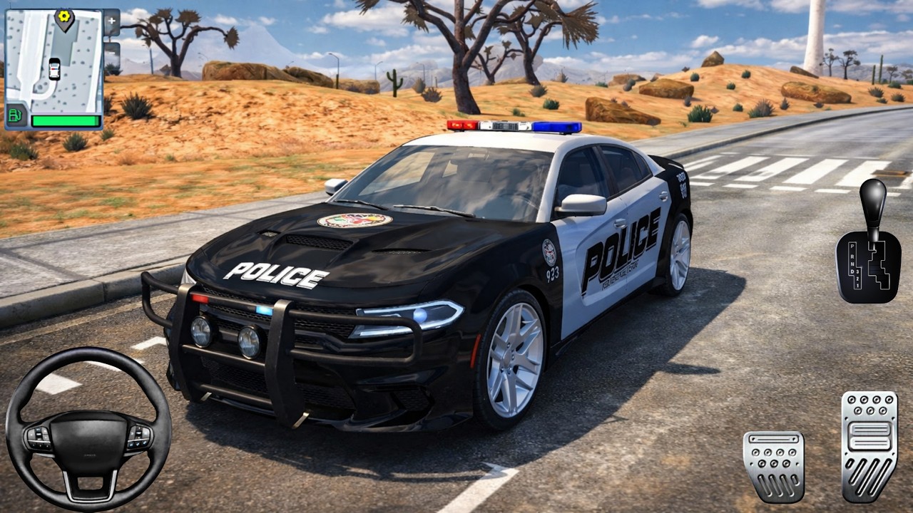 Police Car Patrol Simulator 3D 2026 - Police Car Driving Game - Android Gameplay