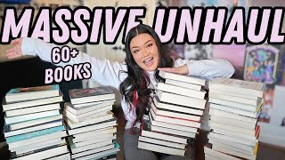 HUGE book unhaul  saying goodbye to 65+ books