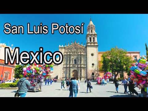 San Luis Potosi Mexico Walk 4K (1/2)
