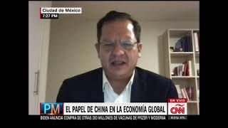 Entrevista sobre China y su papel en el crecimiento de la Economía Internacional. CNN en Español.