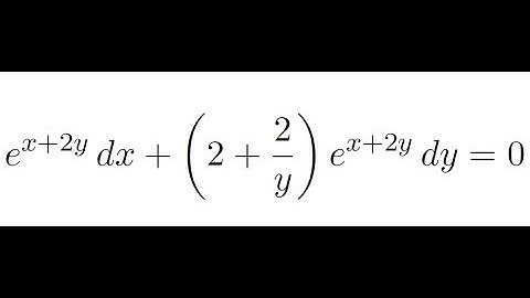 Diff Eq: Solving a non-exact ode by finding an integrating factor example 3/5
