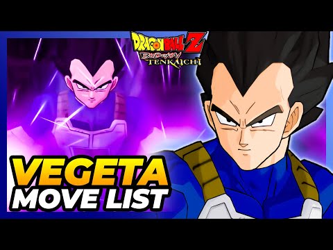 DBZ Kakarot, Vegeta - How To Use & Special Attack List