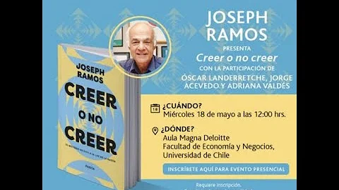Presentacin del Libro "Creer o no creer" del prof....
