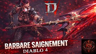 Diablo IV - Saison 12 - On test une nouvelle Barbare Sanglante en Softcore - Demo boss PIT80