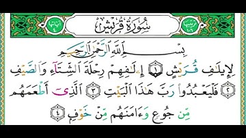 سورة قريش مكررة ٢٠ مرة بصوت القارئ الشيخ ايمن سويد ✨