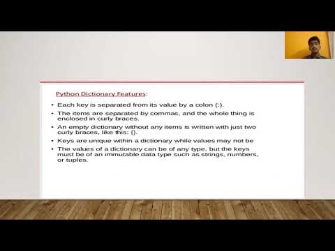 20951A0236 accessing elements from dictionary