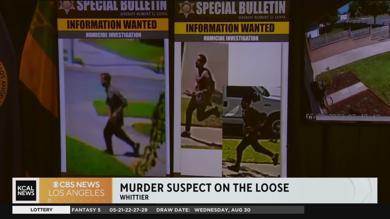 Police search for murder suspect in Whittier area YouTube