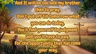 The leaves are falling, harvest time is past, So is it in the Spirit, the end is coming fast, The ti