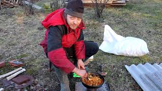 картинка: КУХНЯ ОТШЕЛЬНИКА!!! Макароны с тунцом на турбопечке