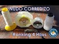 NUDO CORREDIZO, 4 materiales para hacerlo bien !!! TOP 4