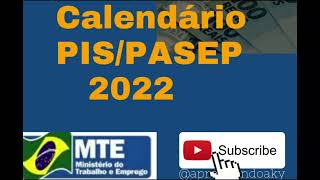 PIS Pasep 2022 Novo calendário de pagamentos.