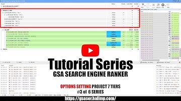 Full Tutorial Series GSA Search Engine Ranker #3 of 6
