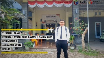 Promosi Nilai BerAKHLAK - Peserta Latsar CPNS Bawaslu Tahun 2025  #latsar2025bawasluri