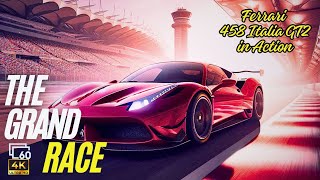 Ferrari 458 Italia GT2 in action. The Grand Race Set [335]  Motorfest Gameplay 4K