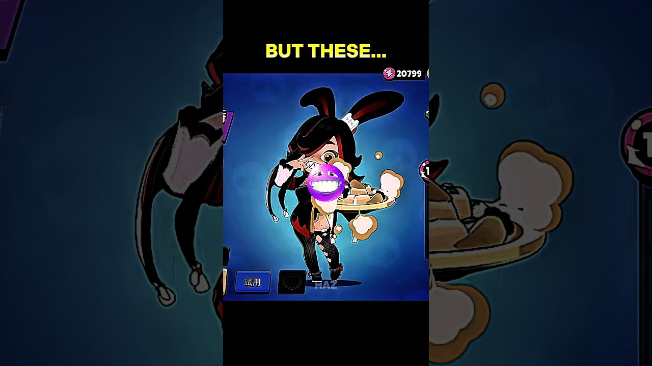 ⁣Most Gooner Skins Vs These Ones…🥵🔥 #brawlstars #shorts #fyp #viral