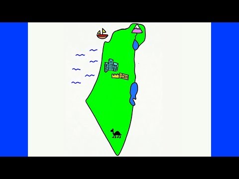 איך לצייר את מפת ישראל