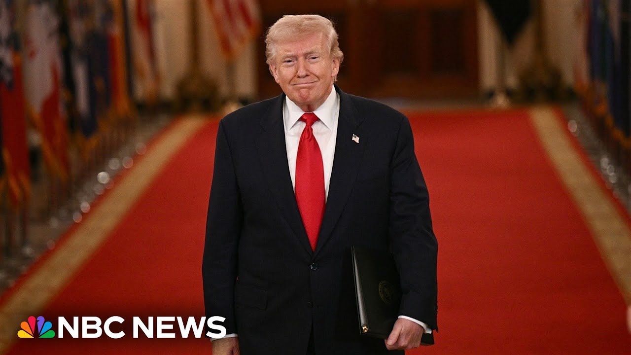 LIVE: Trump speaks to Republican Members Issues conference | NBC News