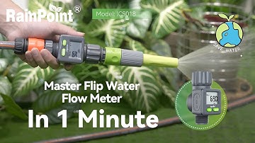 #RainPoint | Master Flip Water Flow Meter in 1 Minute . – Super Easy Operation.#FlowMeter#water