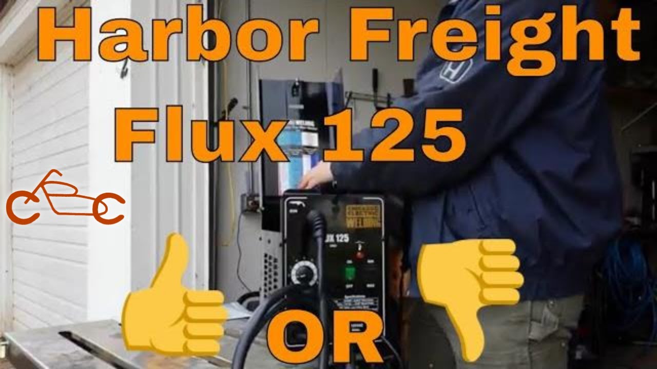 Harbor Freight Flux 125 Welder Unboxing and Test (#63582) - YouTube