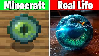 Realistic Minecraft | Real Life vs Minecraft | Realistic Slime, Water, Lava #633