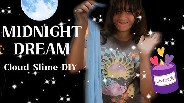Midnight Dream Cloud Slime Tutorial: Drizzly, Soft & Magical #CloudSlime #SlimeTutorial #DIYSlime