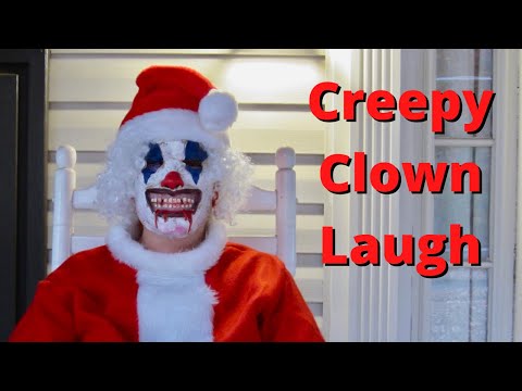 CREEPY Clown Laugh - YouTube
