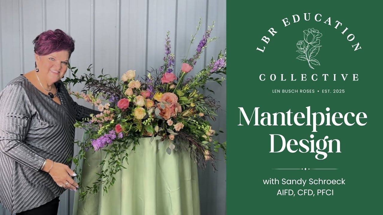 Large-Scale Mantel Flowers | Elegant Floral Design for Weddings & Events
